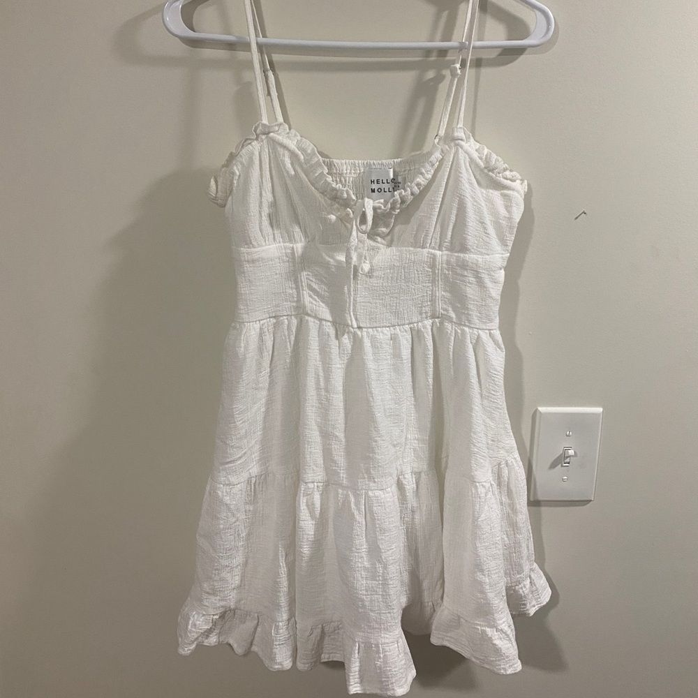 Hello Molly Women White Cocktail Dress 6